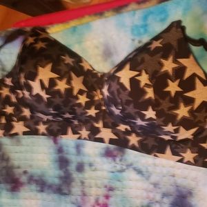 LIGHTLY LINED PRINT LONGLINE 360° BACK SMOOTHING™ BRA